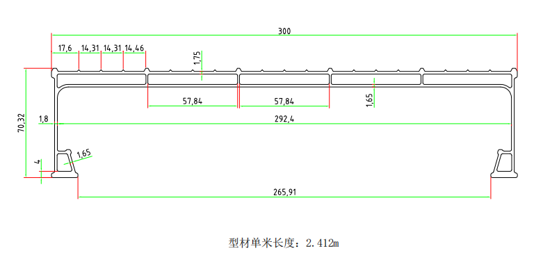 寻求有做铝型材的加工厂，一共有一千多件