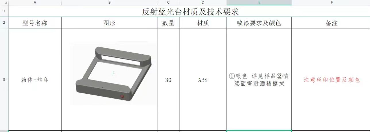 寻能做如图箱体的加工厂，首单30件，材质是ABS的