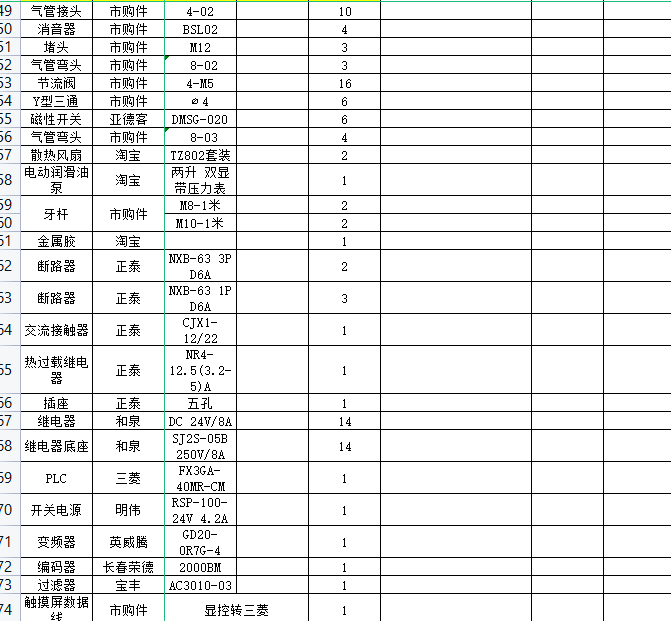 寻东莞周边能做自动化配合的加工厂，需求量批量按10套/50套/100套评估报价