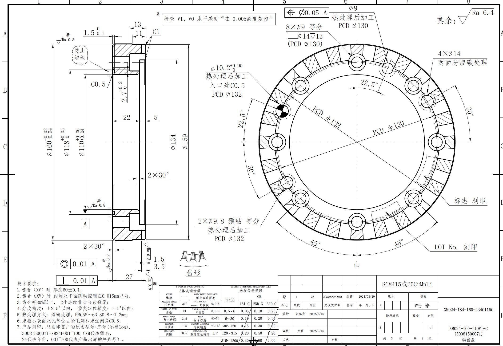 找能做如图五金件的加工厂，年用量20万件，是汽车用的配件，材质是SCM415或