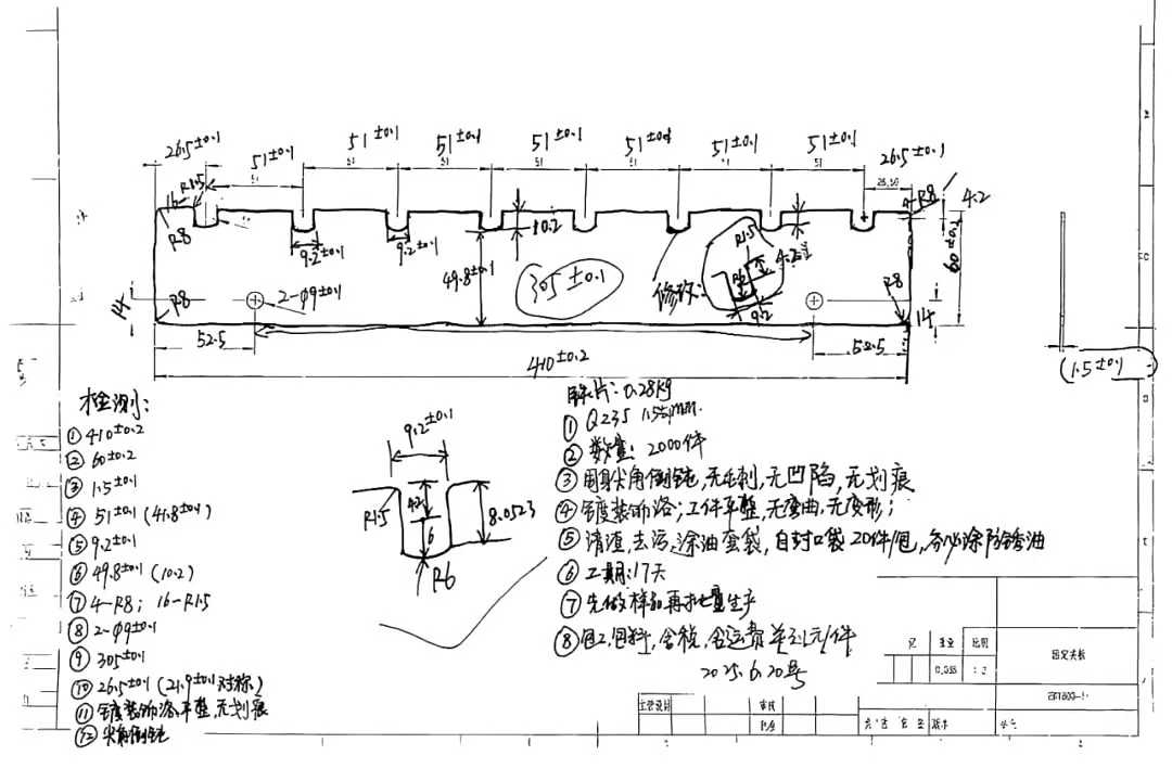 寻能做铁片加工的厂家，数量2000件，如图，材料：铁皮，工期:17天，先做样品再批