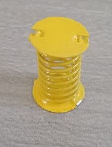 我司找滚喷黄色的加工厂，目前有几万件，是一款五金弹簧件