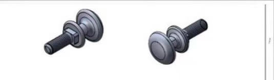 寻能做不锈钢异形螺栓的加工厂，数量100万只，如图，304不锈钢材质，一