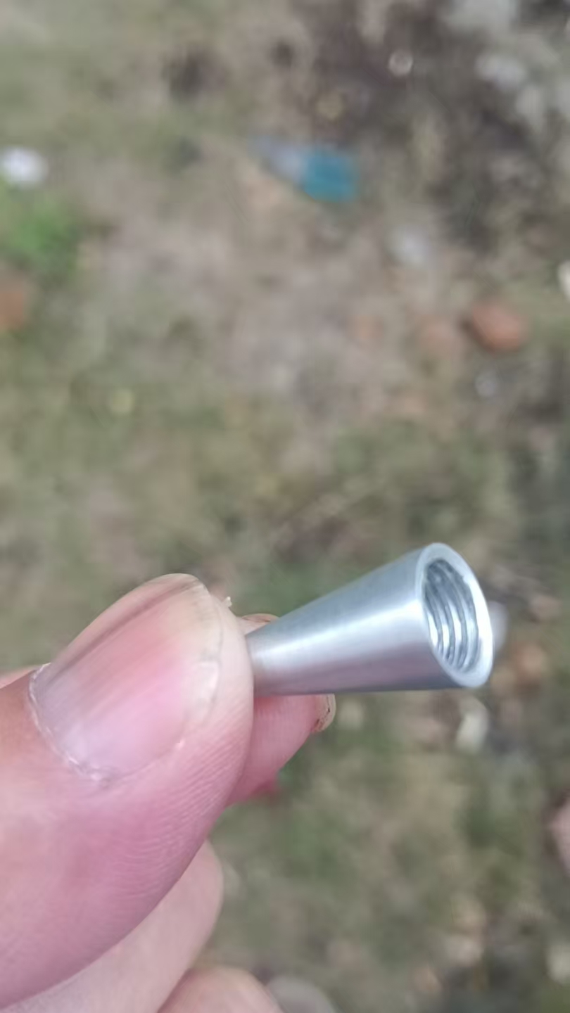 寻能做如图笔尖产品的加工厂，一年约200万个，如图，铝材质，直径10.8，