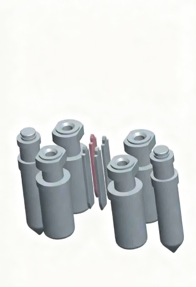 寻求专业做五金端子加工厂，年需求12万套，一套2个，一款是铜材质的，一款是不锈钢304的，如图，包