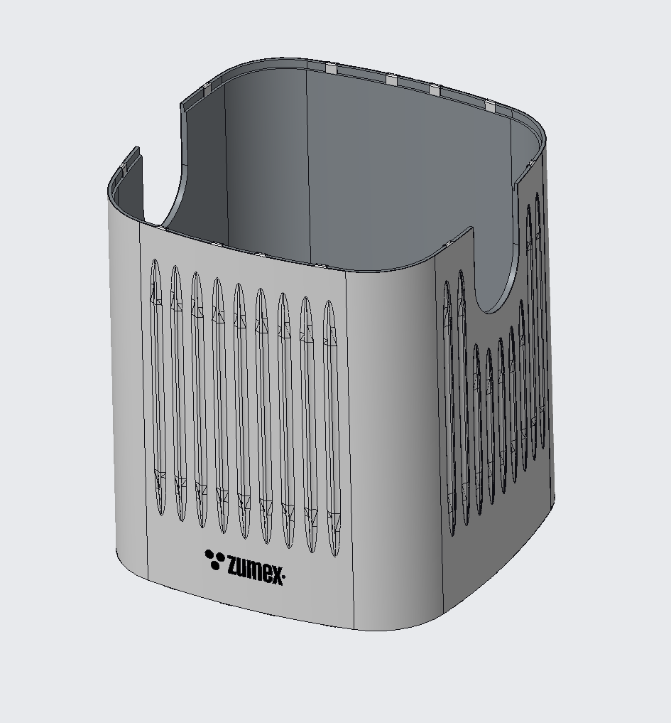 寻求做IML注塑的生产加工厂，新产品，新设计的，是一款咖啡机外壳，具体材质还没确定，如图工